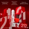 212 Vip Rose I Love NY Carolina Herrera Eau de Parfum - 80ML - Imagem 3