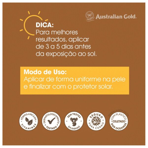 Australian Gold Dark Tanning - Spray Bronzeador 237g - Imagem 2