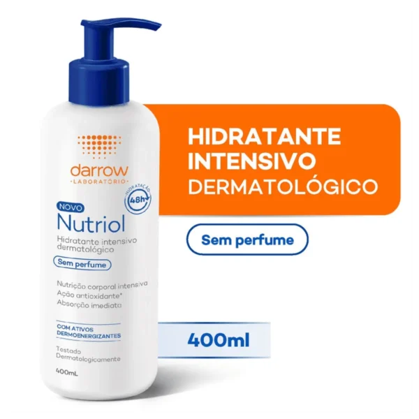 Darrow Nutriol Sem Perfume - Hidratante Corporal 400ml - Imagem 5
