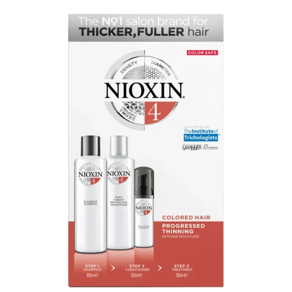 Kit Nioxin Loyalty Sistema 4 de Tratamento Contra Afinamento Capilar (3 Produtos) - Imagem 2
